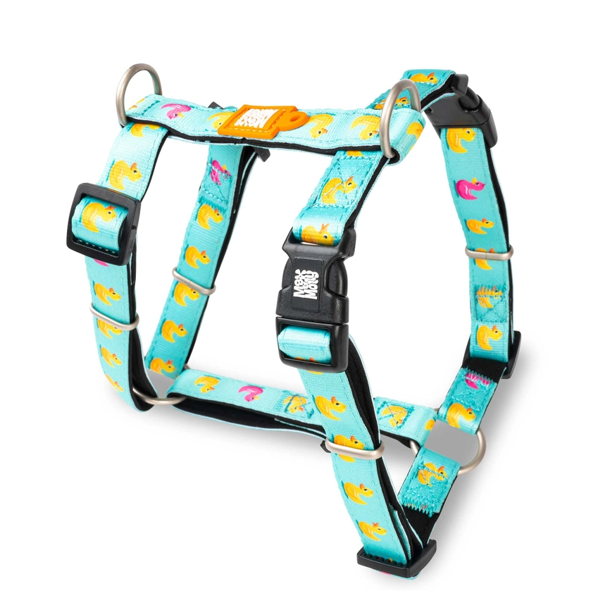 H-harnas voor honden - Eendjes (XS)